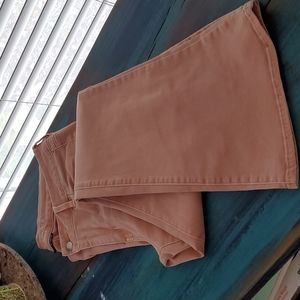 American Eagle Outfitters Boho Artist peach jeans